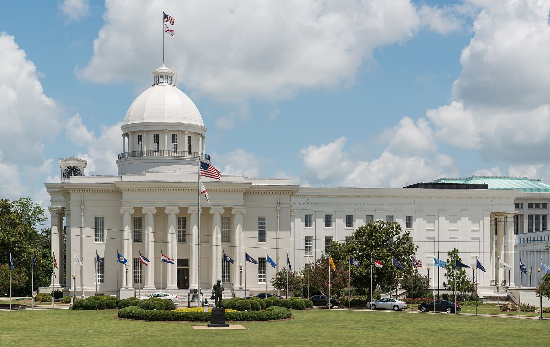 The Alabama State Capitol building in Montgomery