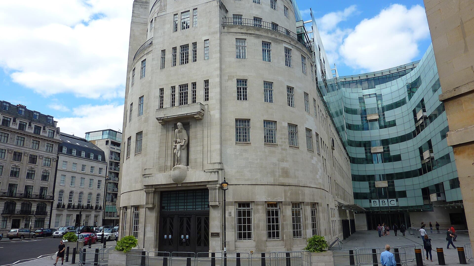 BBC Broadcasting House on Portland Place in London