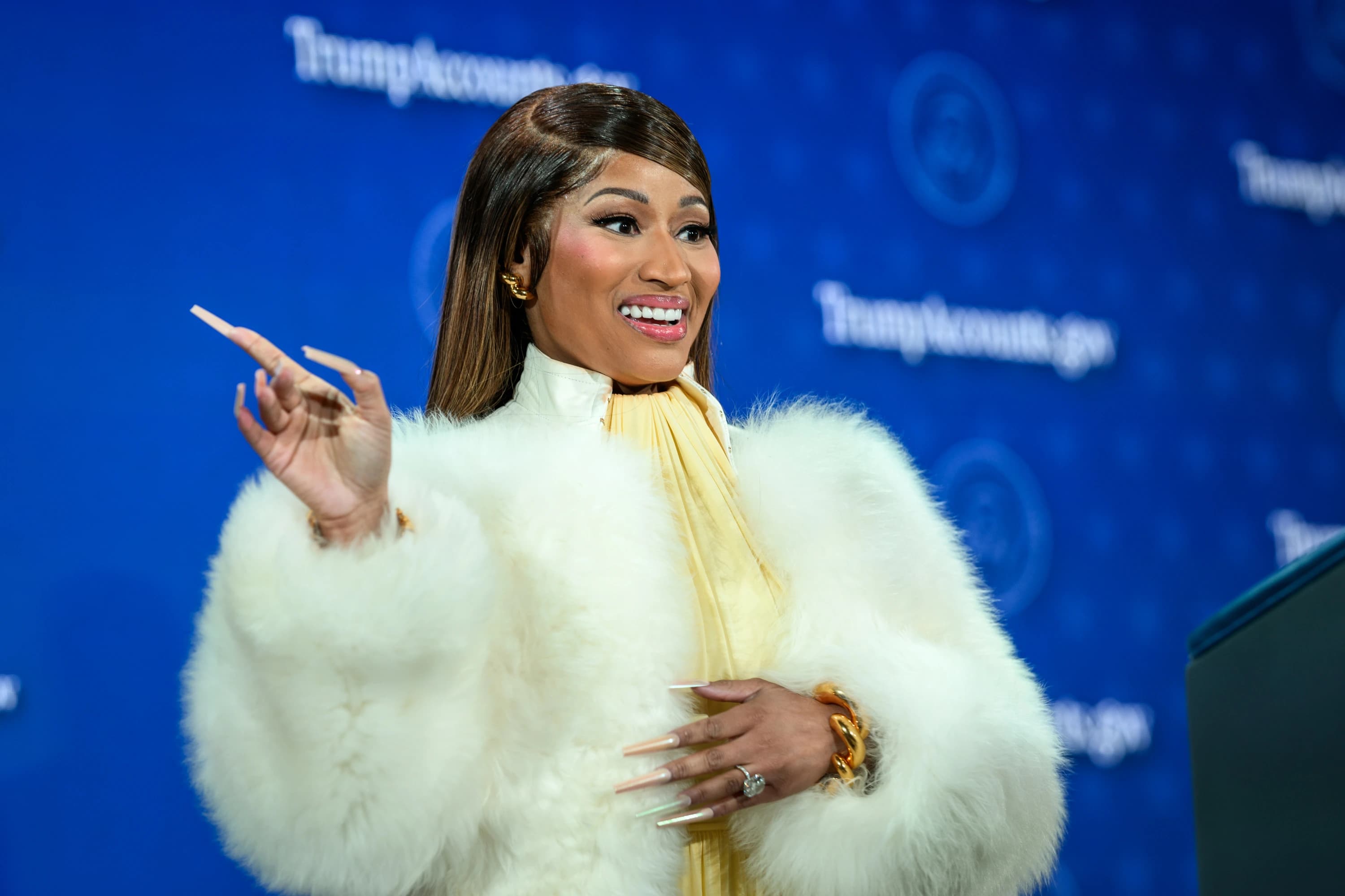 Donald Trump and Nicki Minaj