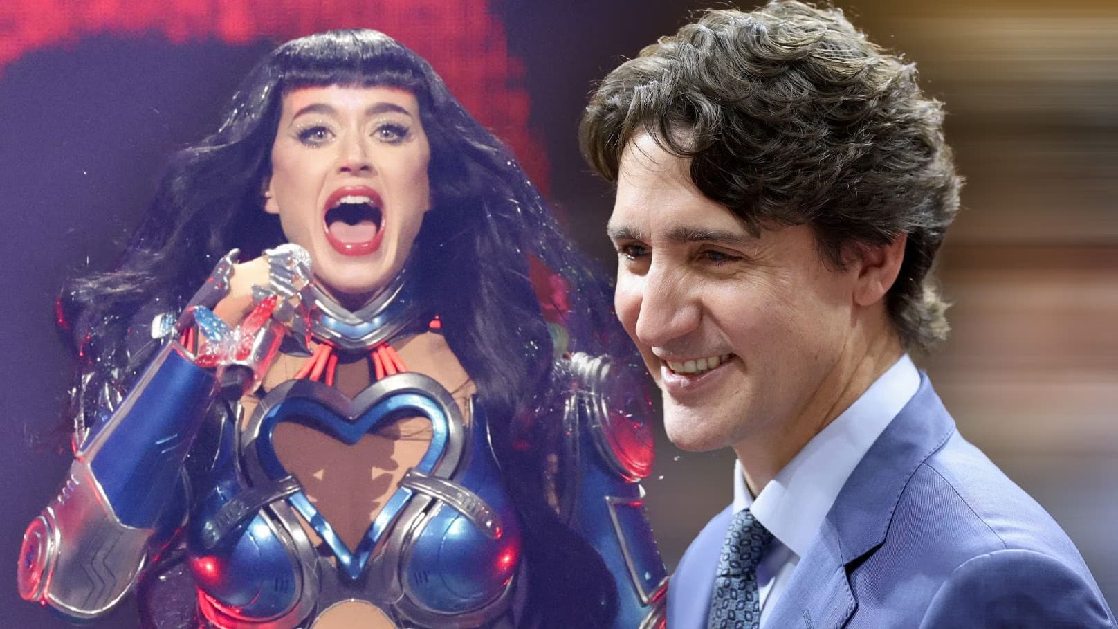 Katy Perry and Justin Trudeau