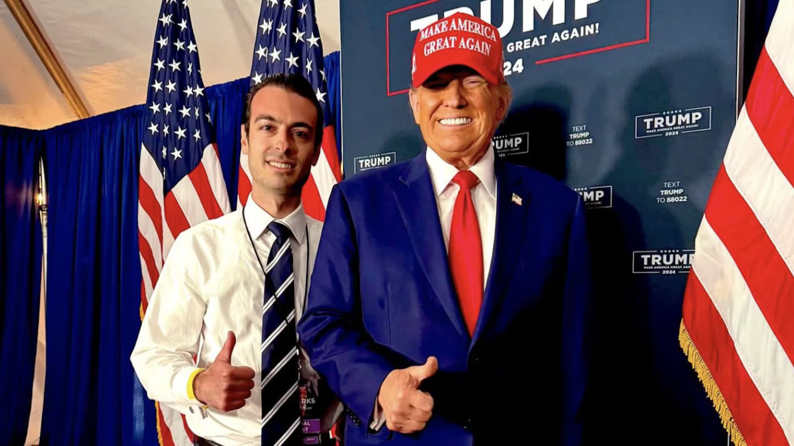 Paul Ingrassia and Donald Trump